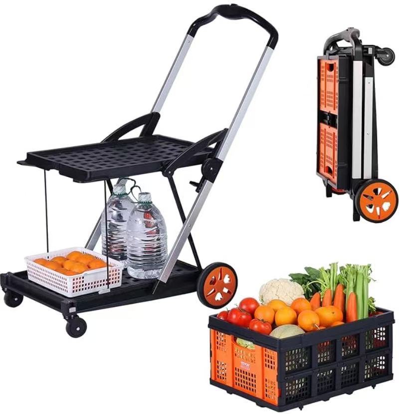 Dubbelskiktshoppingvagnar vagnar mögel